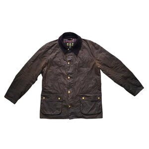 Barbour Ashby Waxed Jacket in Olive Men's Size XL